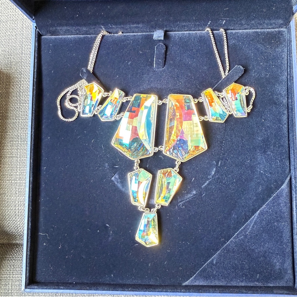 SWAROVSKI Evening Necklace – Crystal Blab – Multicolor – Discontinued – 1014366